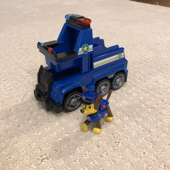 SOLD - Paw Patrol Chase Figure and Vehicle - Picture 2 of 3